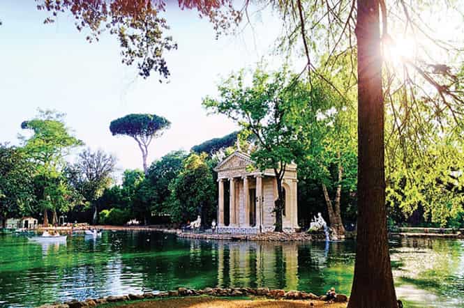 The Villa Borghese area is far more stunning than say Hyde Park, the Tuileries or Central Park.